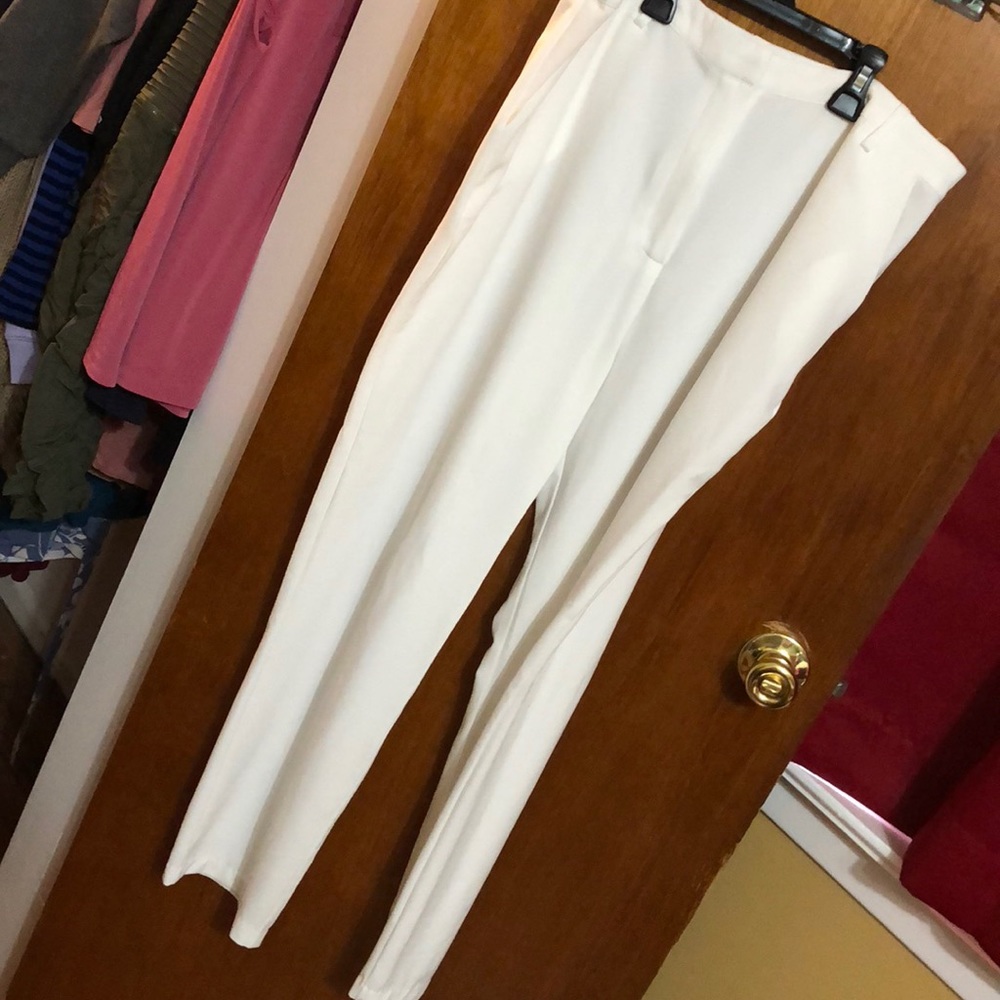 NEW NEVER WORN white dress pants